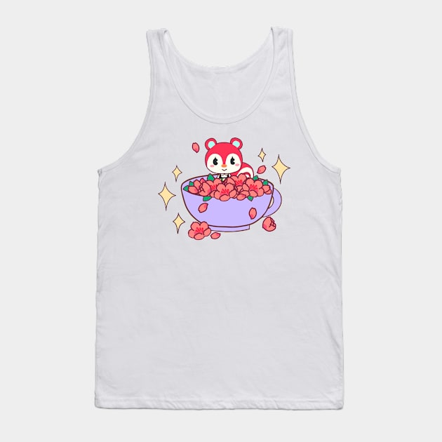 Poppy tea Tank Top by miriart